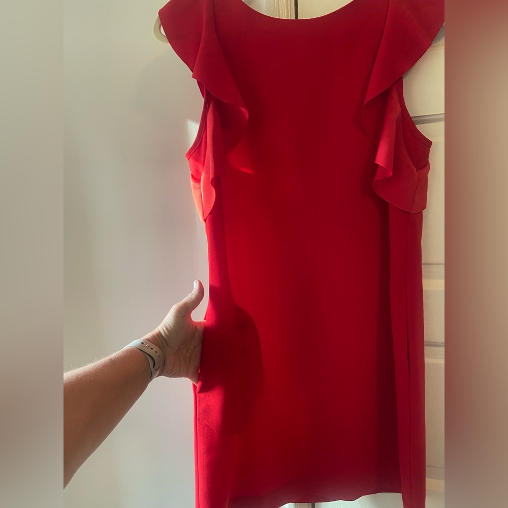 Banana Republic Red Dress with Pockets